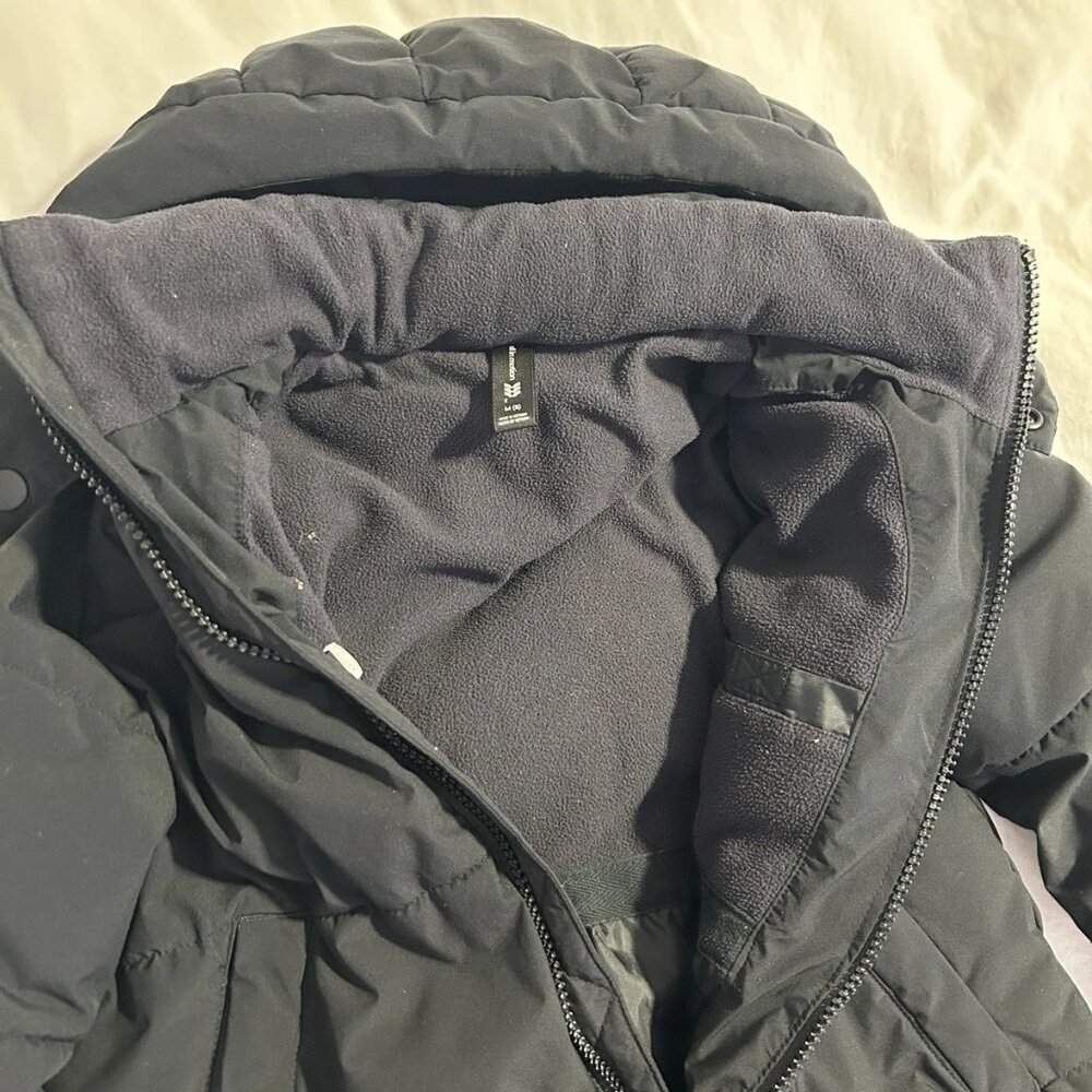 Girl’s; Solid Puffer Jacket - All In Motion Black M (8-10) - Picture 3 of 4